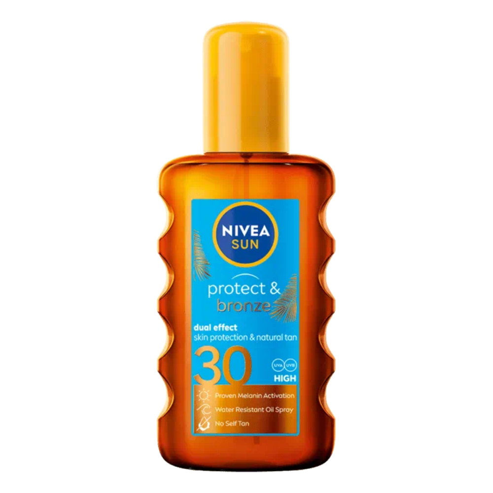 Ulei spray cu protectie solara SPF30 Protect & Bronze, 200ml, Nivea