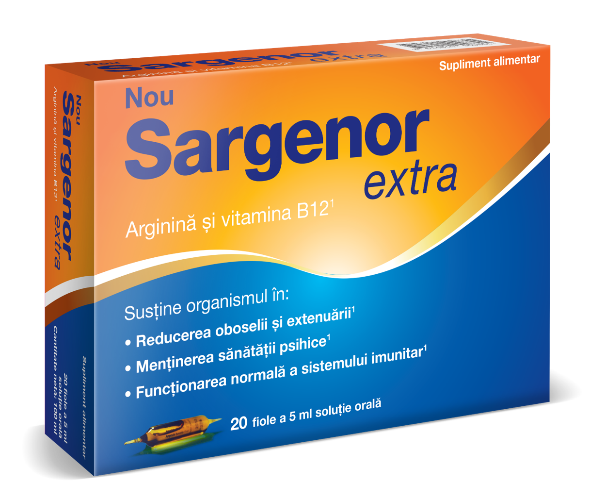 Sargenor Extra Solutie orala, 5ml x 20 fiole, Viatris