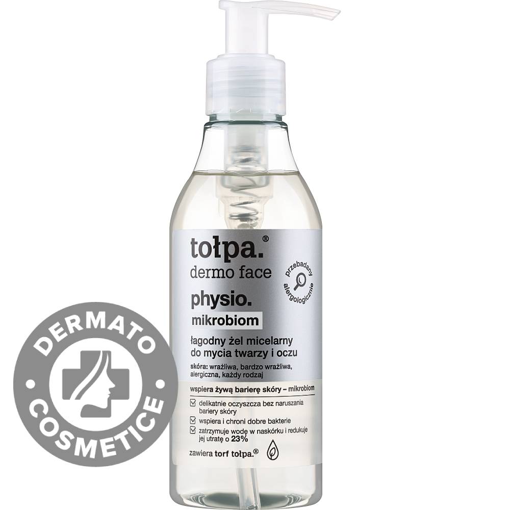 Gel de curatare pentru piele sensibila si alergica Dermo Face Physio Mikrobiom, 195ml, Tolpa
