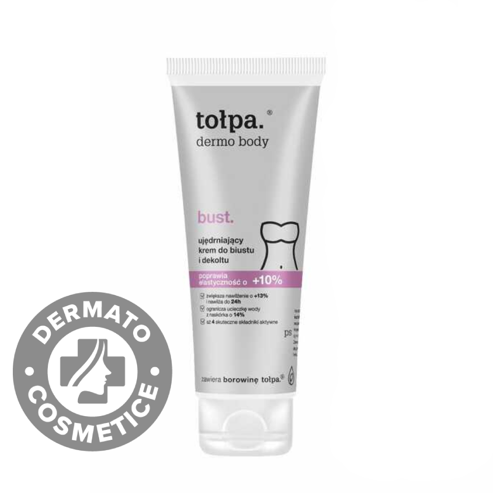 Crema pentru bust si decolteu cu efect de fermitate Dermo Body, 125ml, Tolpa
