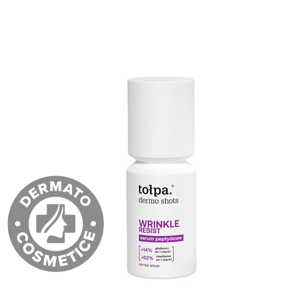 Ser facial cu peptide Dermo Shots Wrinkle Resist, 50ml, Tolpa