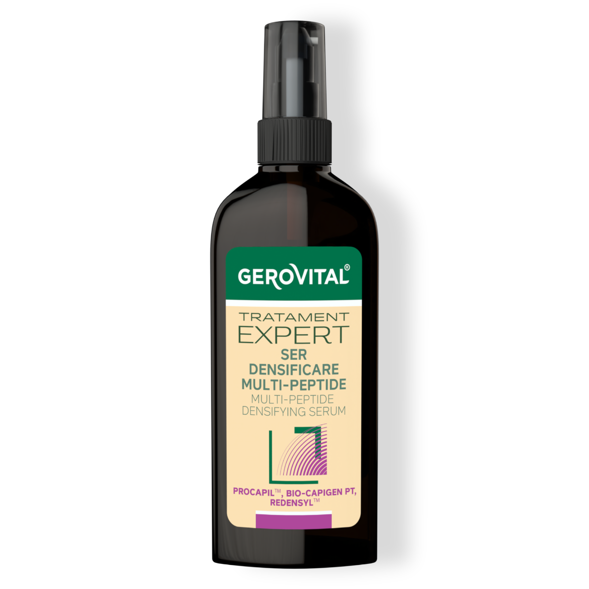 Ser Leave-in Cu Multi-peptide Pentru Densificarea Părului Subțire și Slăbit, Gerovital Tratament Expert, 100 Ml