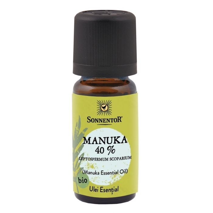 Ulei Bio Esential Manuka 40%  (Leptospermum Scoparium) in alcool, 10ml,  Sonnentor
