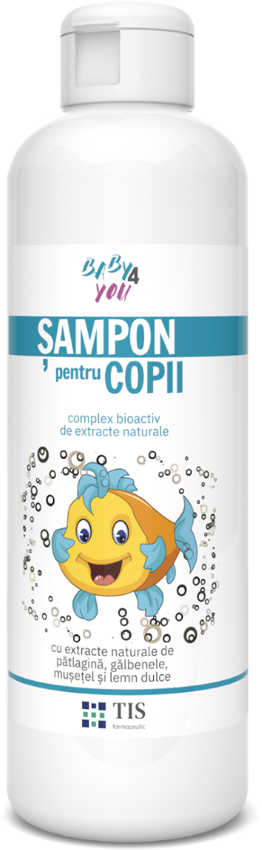 Sampon pentru copii Baby4You, 250ml, Tis Farmaceutic