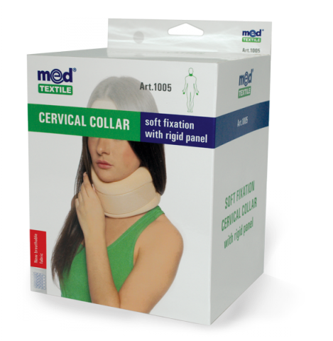 Guler cervical cu fixare usoara si tija de sustinere Nr. 3, 1 bucata, MedTextile