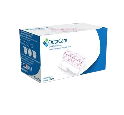 Banda adeziva suport elastic, 5m x 10cm, Octacare