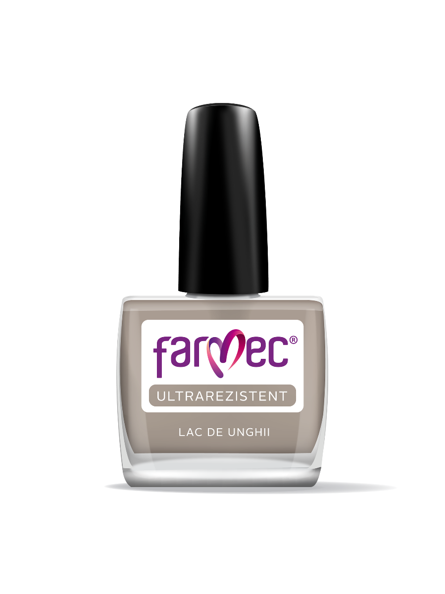 Farmec Ultrarezistent - Lac Pentru Unghii n Diferite Nuanţe - 70 - Warm Taupe
