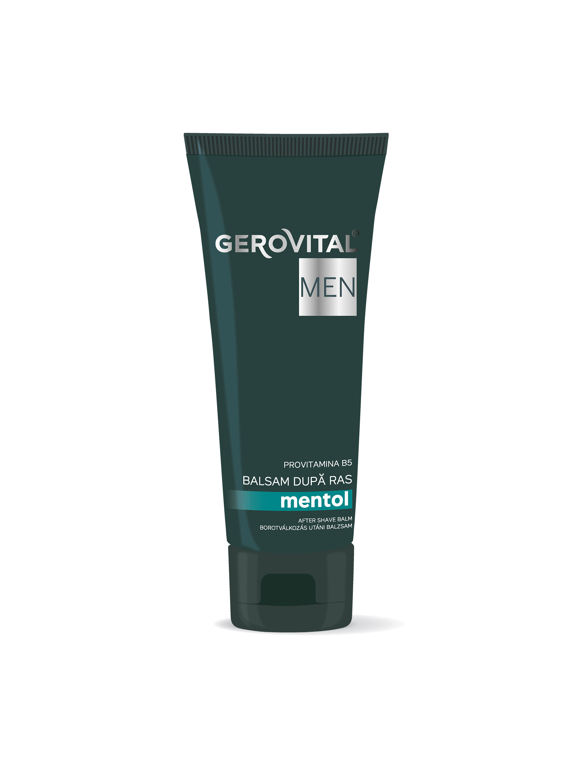 Balsam După Ras Cu Mentol și Provitamina B5 Efect Calmant, Hidratant și Revigorant După Bărbierit, Gerovital Men, 100 Ml