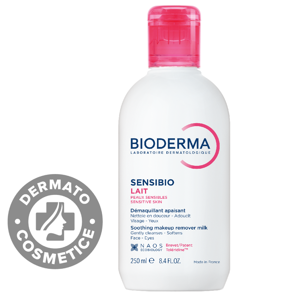 Lapte demachiant Sensibio, 250ml, Bioderma