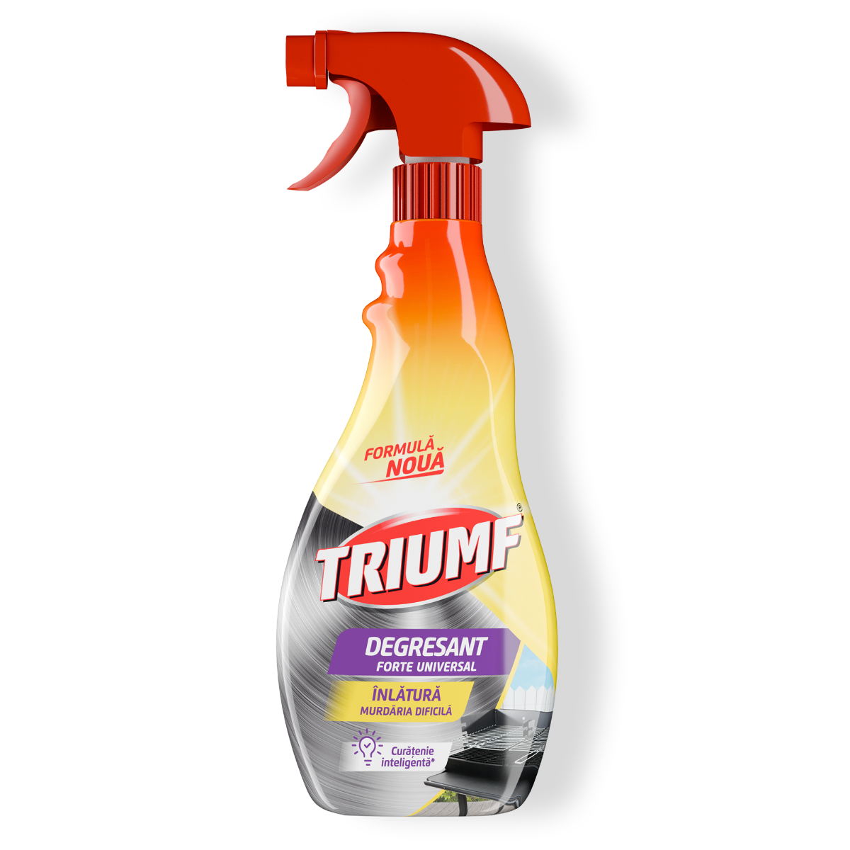 Triumf Degresant Forte Universal, Curăță Rapid, Crom, Inox și Sticlă, Parfum De Lămie, 500 Ml
