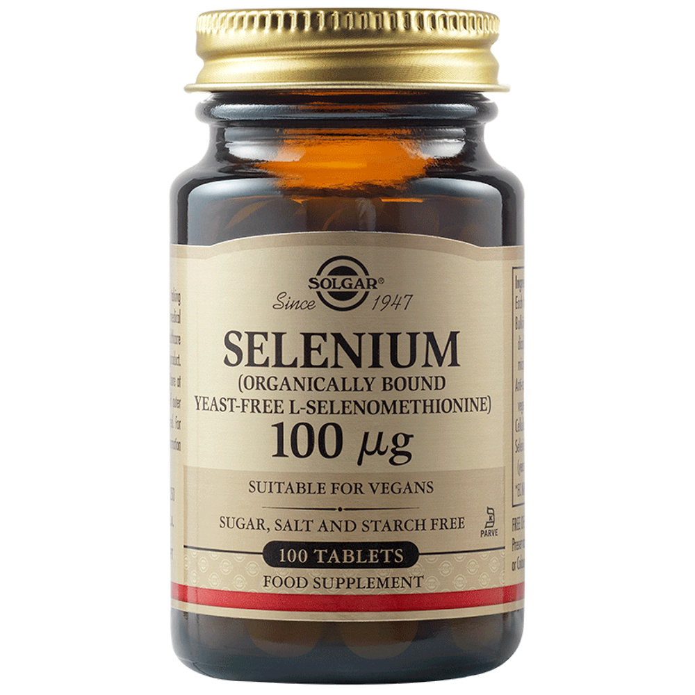 Seleniu 100mcg, 100 tablete, Solgar