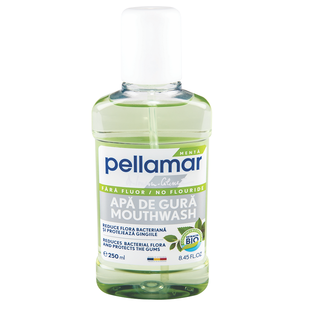 Apa de gura fara fluor, 250ml, Pell Amar
