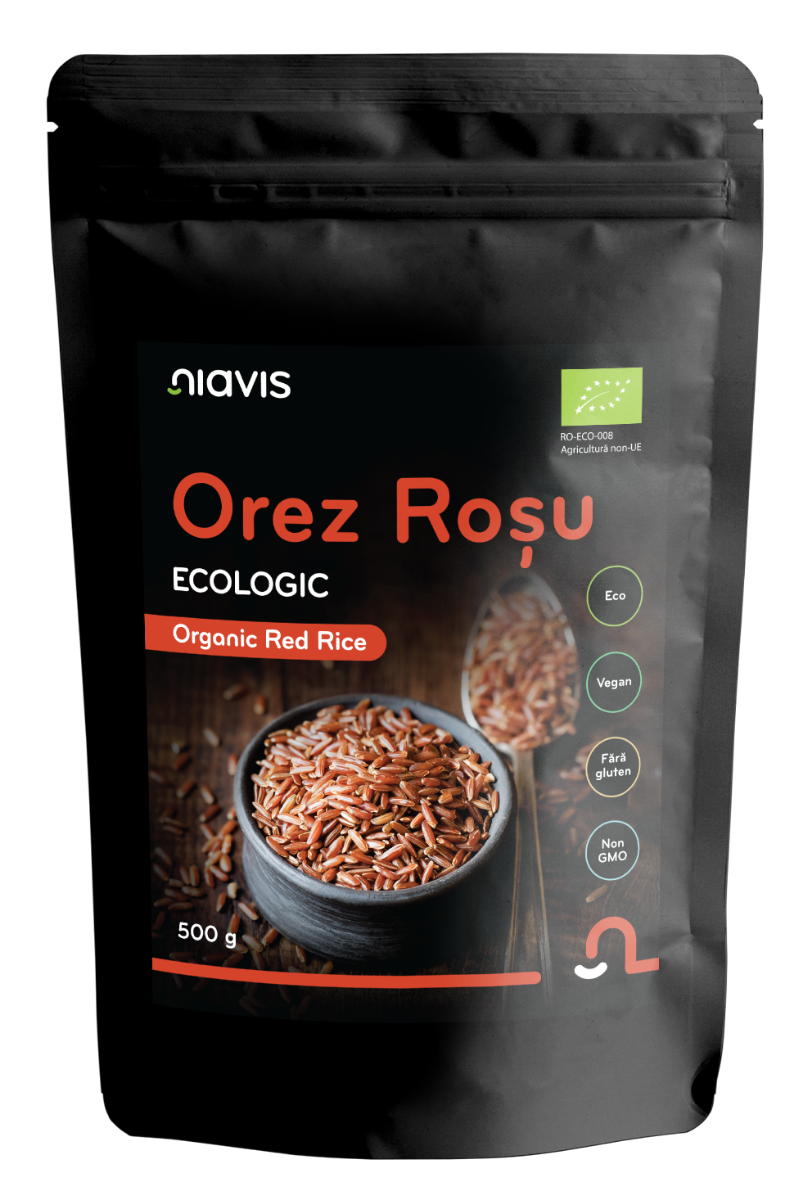 Orez rosu ecologic, 500g, Niavis
