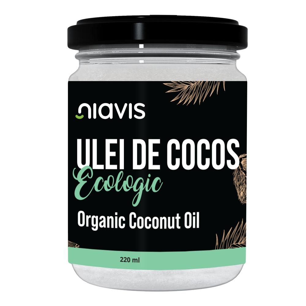 Ulei de cocos extravirgin ecologic, 220ml, Niavis