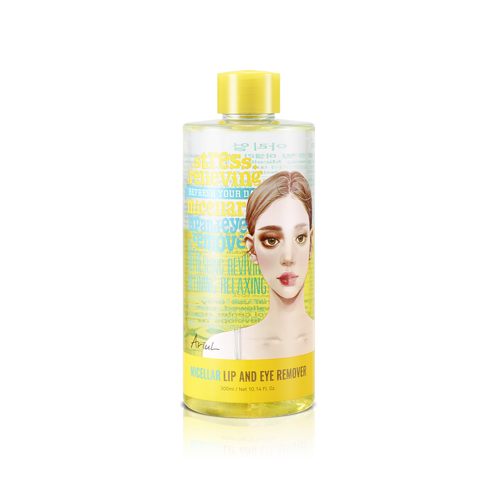Demachiant pentru buze si ochi bifazic hipoalergenic Stress Relieving, 300ml, Ariul