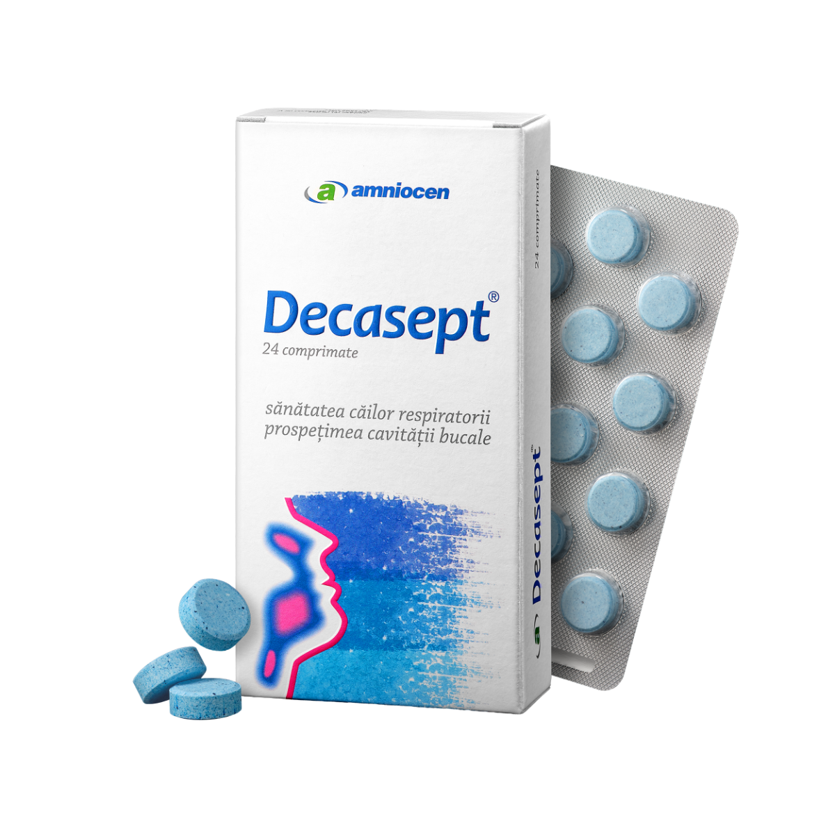 Decasept, 24 comprimate, Amniocen