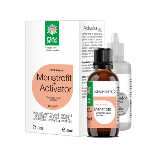 Pachet Menstrofit 10ml + Activator 50ml, Steaua Divina