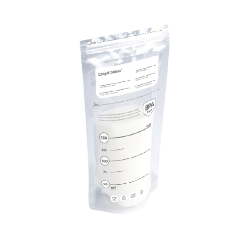 Pungi sterile pentru stocarea laptelui, 150ml x 20 bucati, Canpol babies