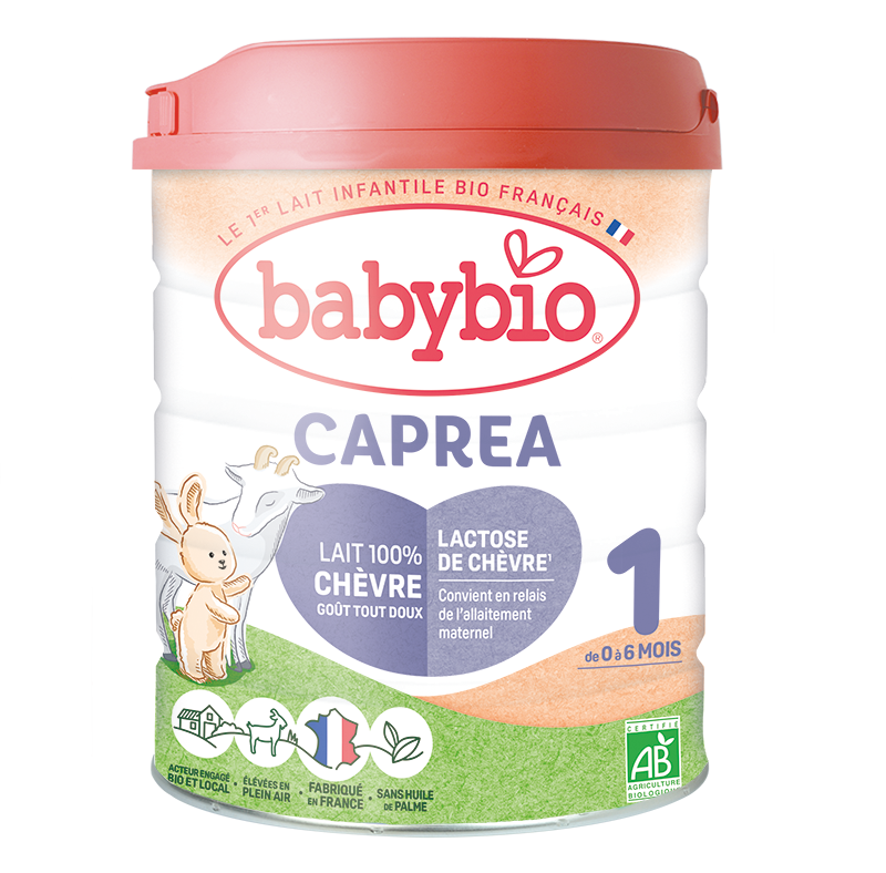 Lapte praf de capra Organic Caprea 1 Bio, 800g, BabyBio