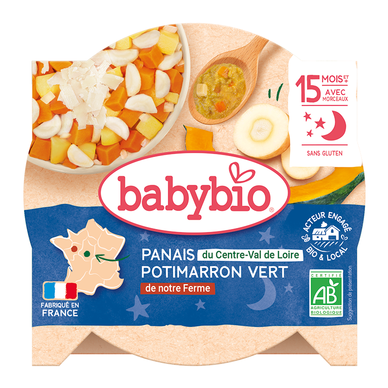 Meniu pastarnac si dovleac drome Bio, 260g, BabyBio