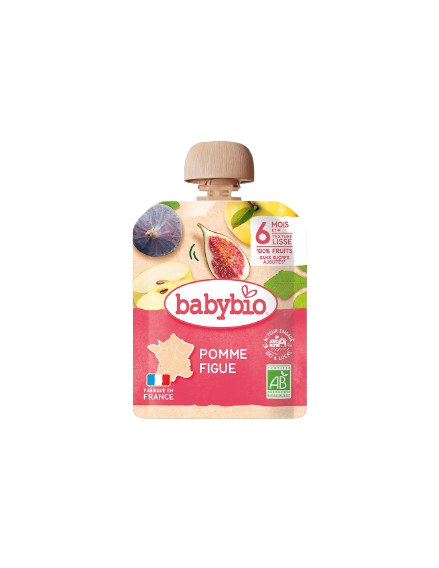 Piure de mere si smochine Bio, 90g, BabyBio
