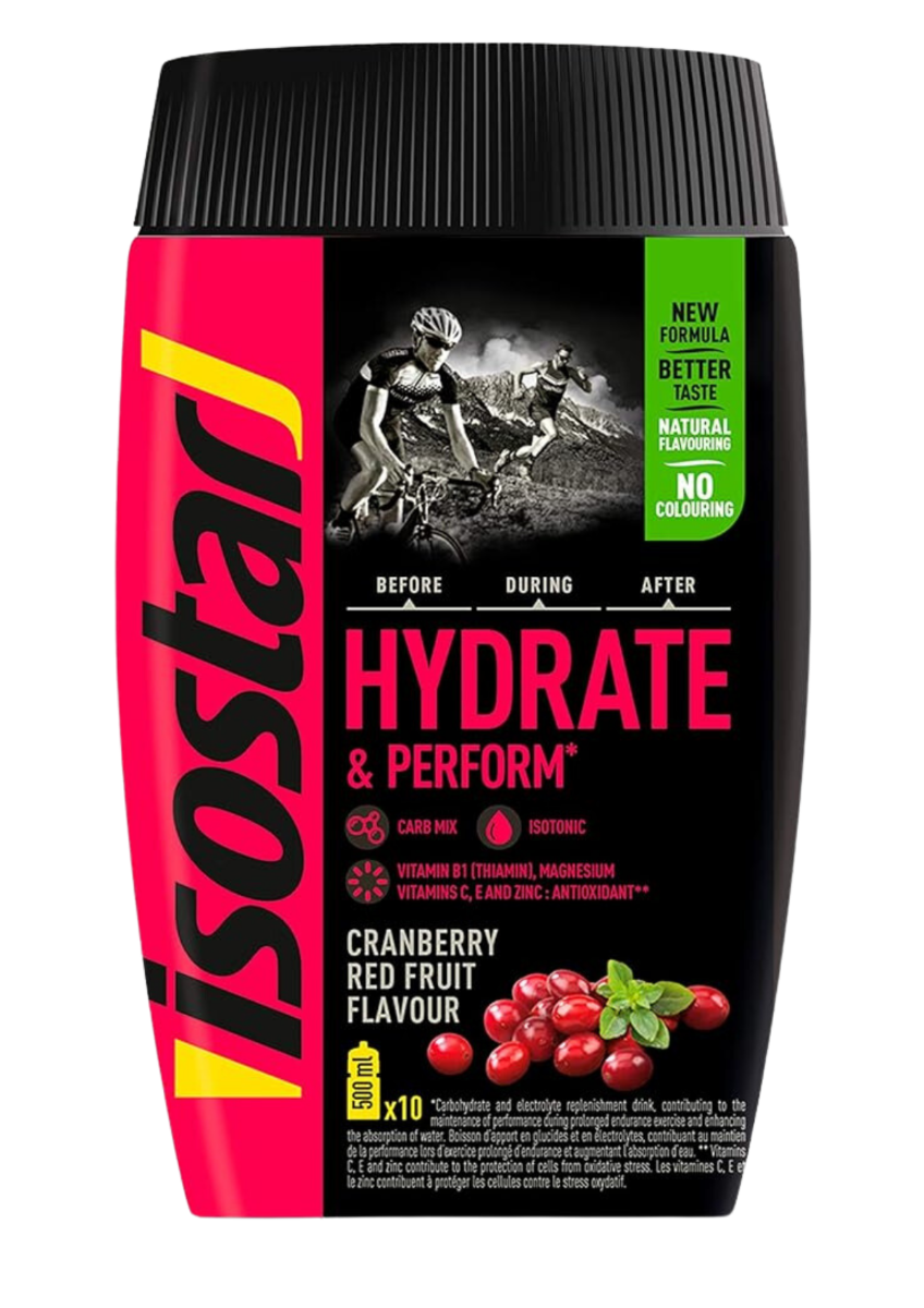 Pudra izotonica antioxidanti fructe rosii H&P, 400g, Isostar