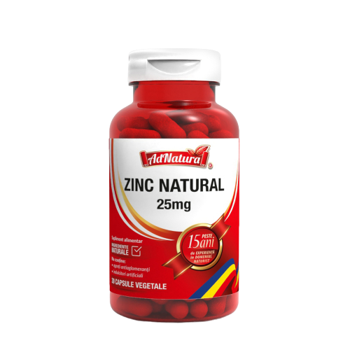 Zinc Natural, 30 capsule, AdNatura