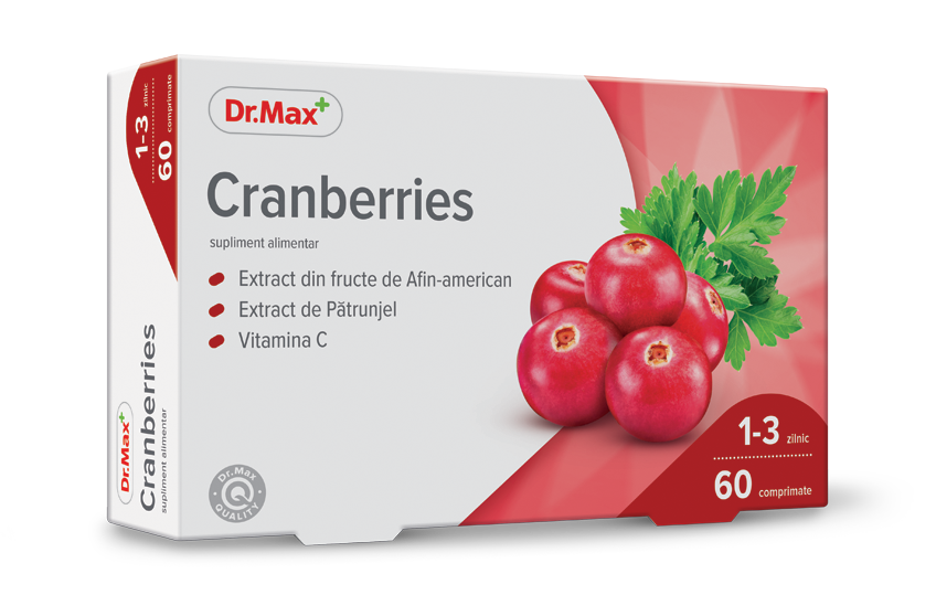 Dr. Max Cranberries, 60 comprimate