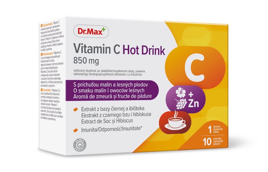 Dr. Max Vitamin C Hot Drink, 10 plicuri