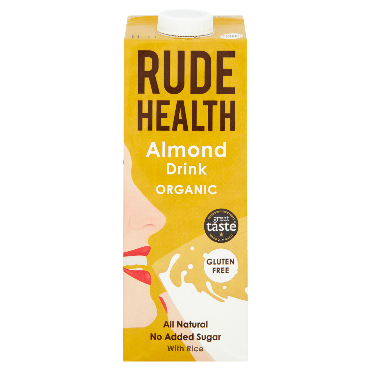 Bautura vegetala din migdale Bio, 1l, Rude Health