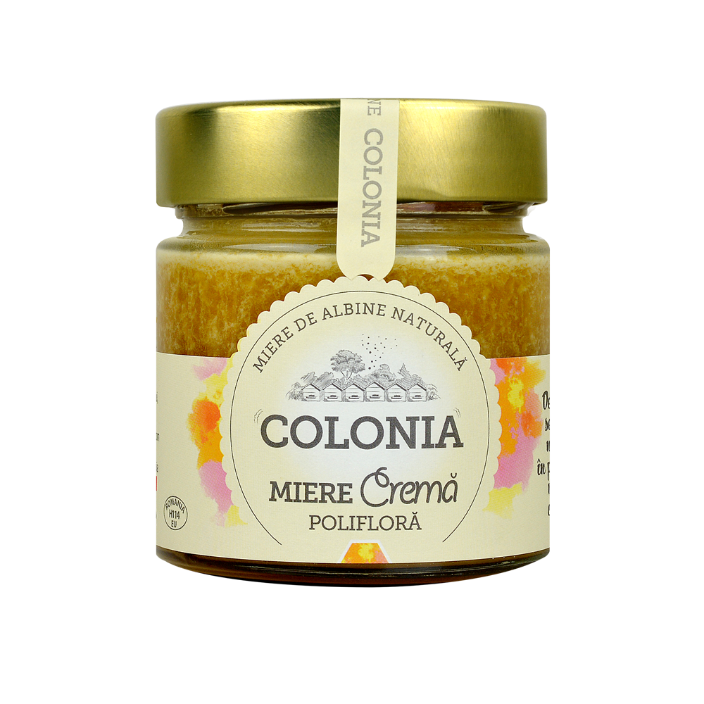Miere crema poliflora, 270g, Colonia
