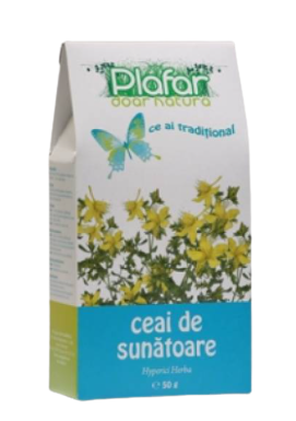 Ceai herba de sunatoare, 50g, Plafar