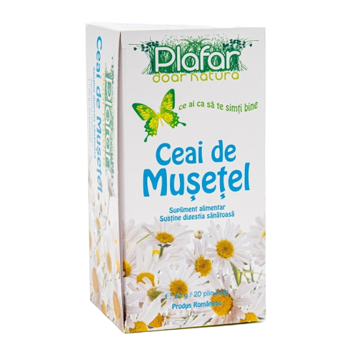 Ceai de musetel, 20 plicuri, Plafar