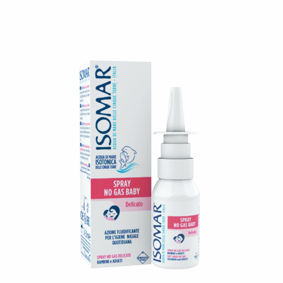 Spray nazal fara gaz cu apa de mare izotonica Baby 6+, 30ml, Isomar