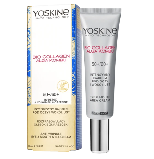 Crema antirid pentru zona ochilor Bio Collagen Alga Kombu 50+/60+,15ml, Yoskine