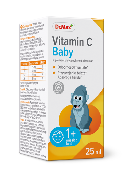 Dr. Max Vitamin C Baby picaturi, 25ml