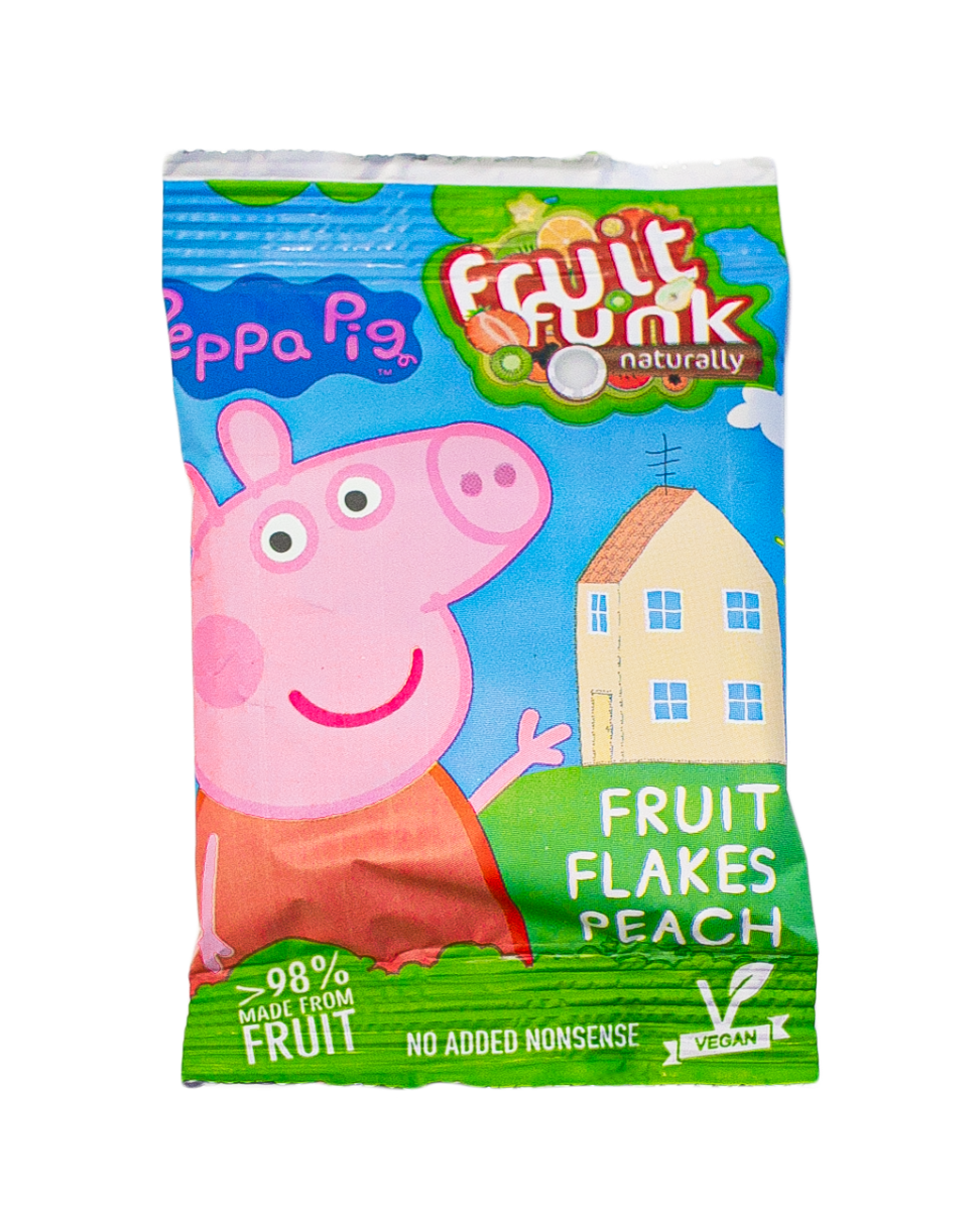 Fulgi din fructe cu piersici Peppa Pig, 16g, Fruit Funk