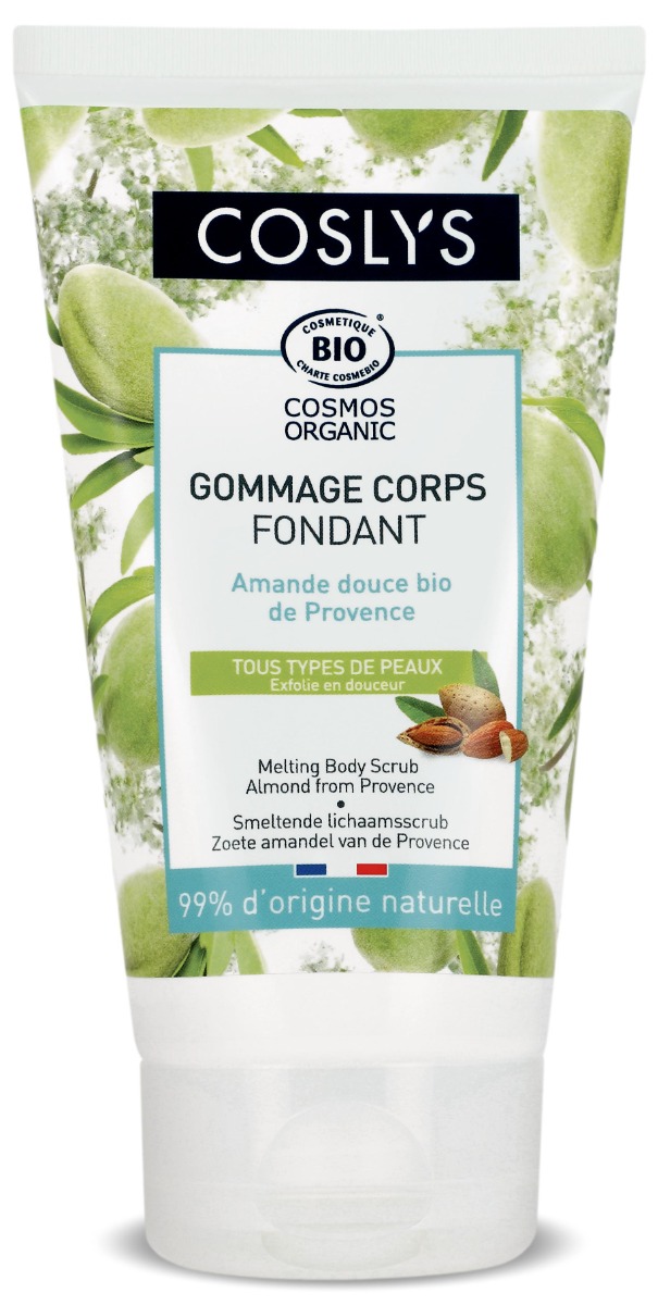 Scrub bio pentru corp cu migdale dulci, 150g, Coslys