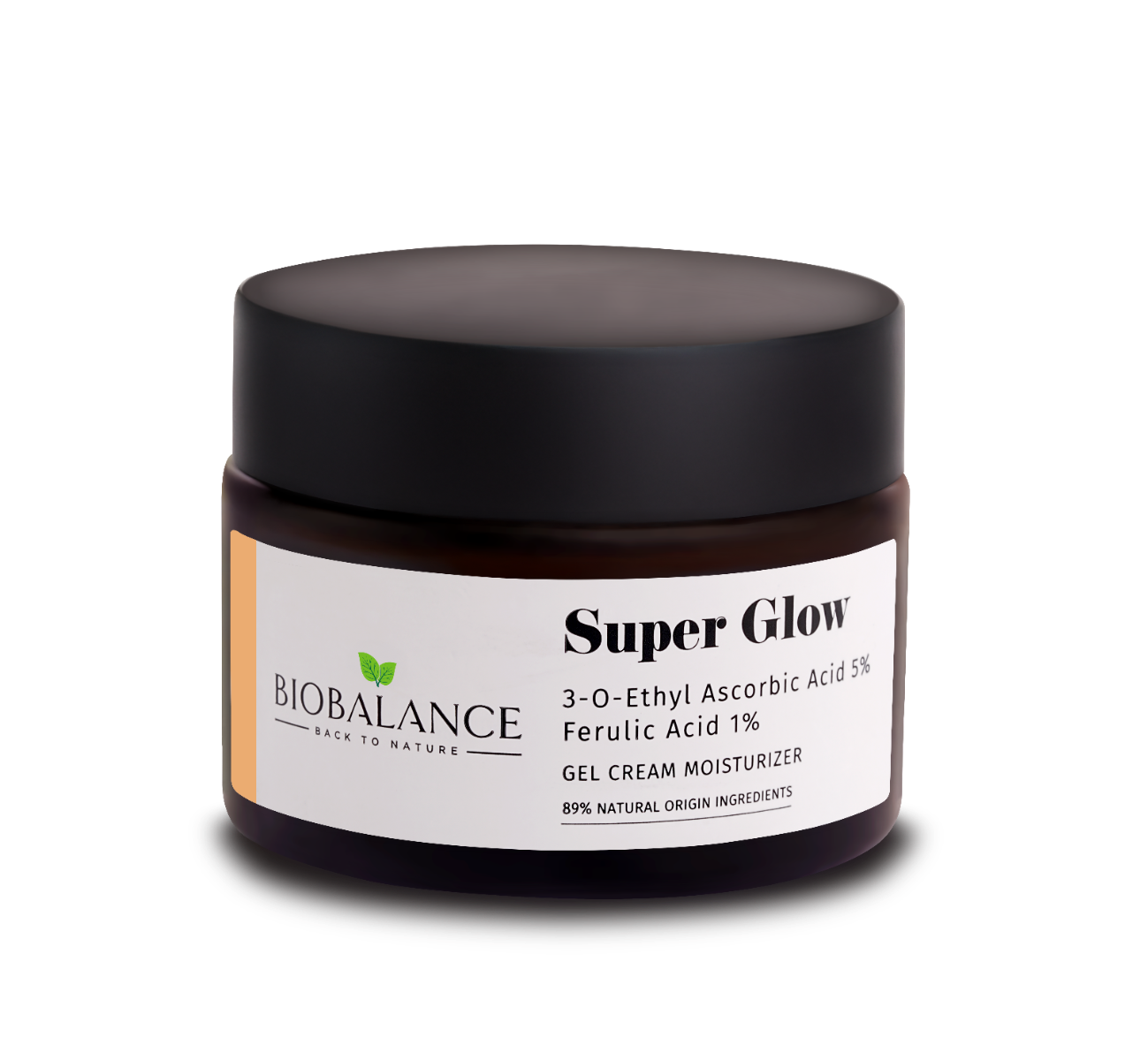Crema gel hidratanta cu 3-O-Ethyl Acid Ascorbic 5% si Acid Ferulic 1% Super Glow, 50ml, Bio Balance