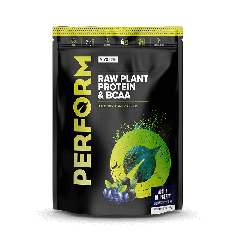 Proteine vegetale si BCAA cu aroma de Acai si Afine Perform, 988g, Vivo