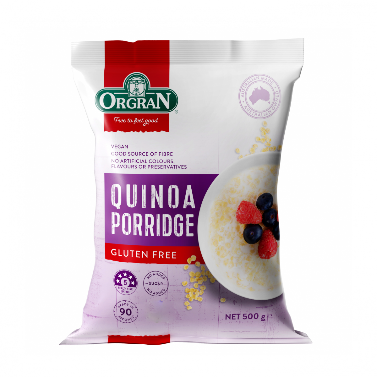 Porridge din quinoa, 500g, Orgran