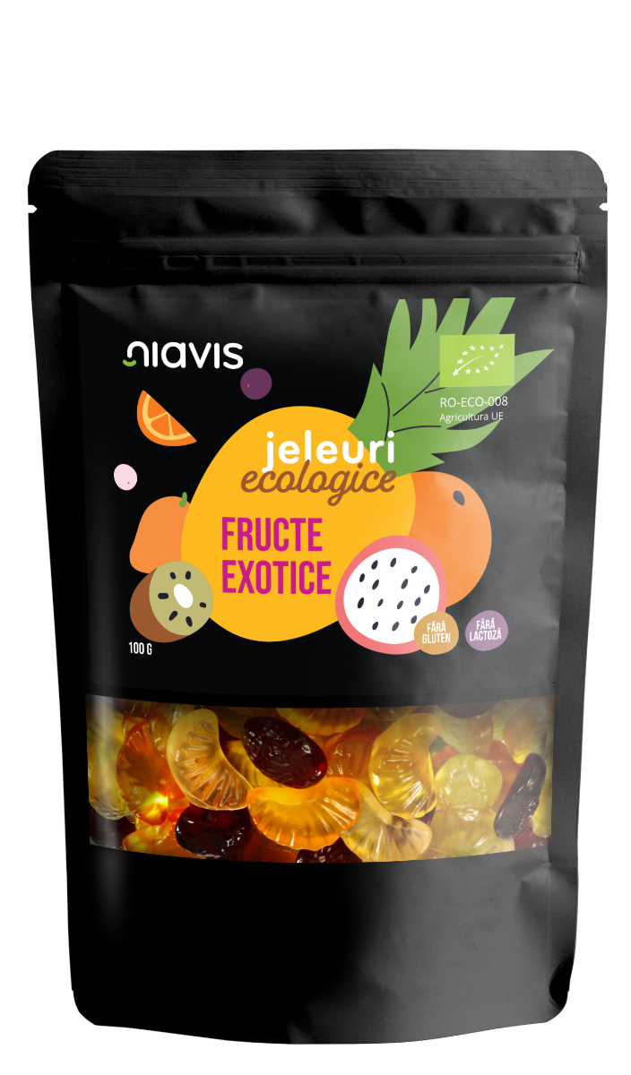 Jeleuri ecologice Fructe Exotice , 100g, Niavis
