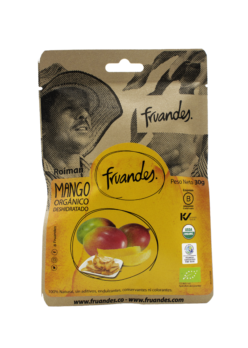 Mango deshidratat, 30g, Fruandes