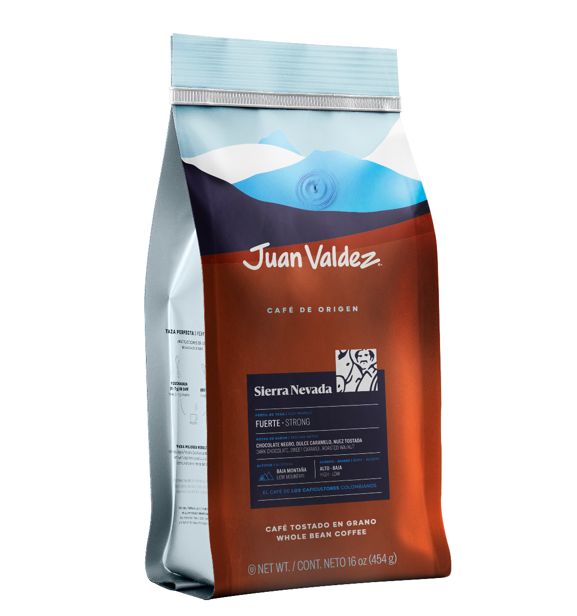 Cafea boabe Origine Sierra Nevada, 454g, Juan Valdez