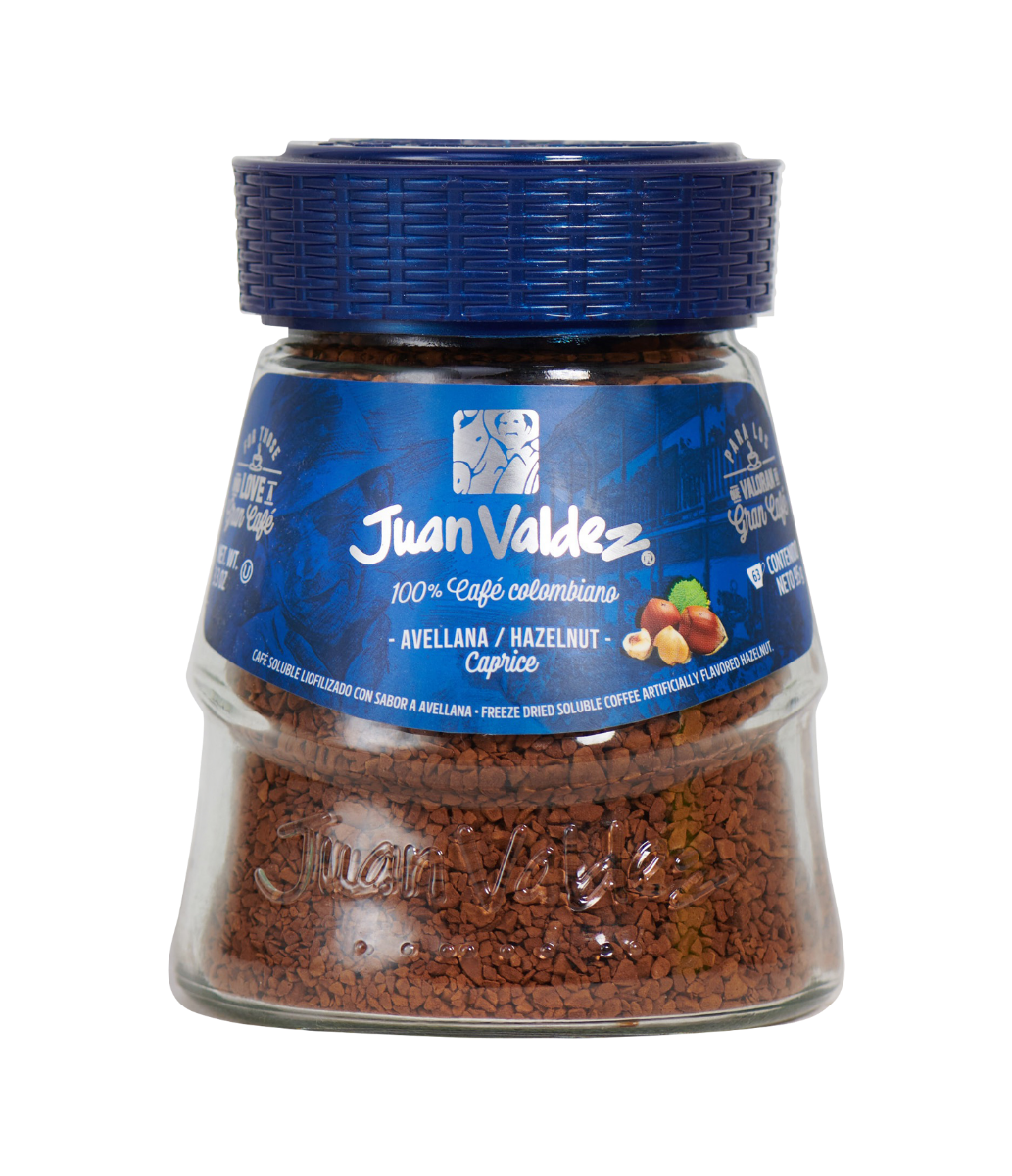 Cafea solubila liofilizata Alune de Padure, 95g, Juan Valdez