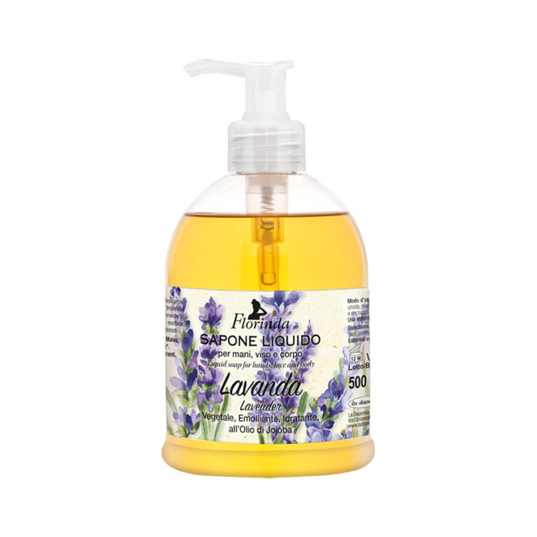 Sapun lichid vegetal hidratant cu lavanda si ulei de jojoba, 500ml, Florinda
