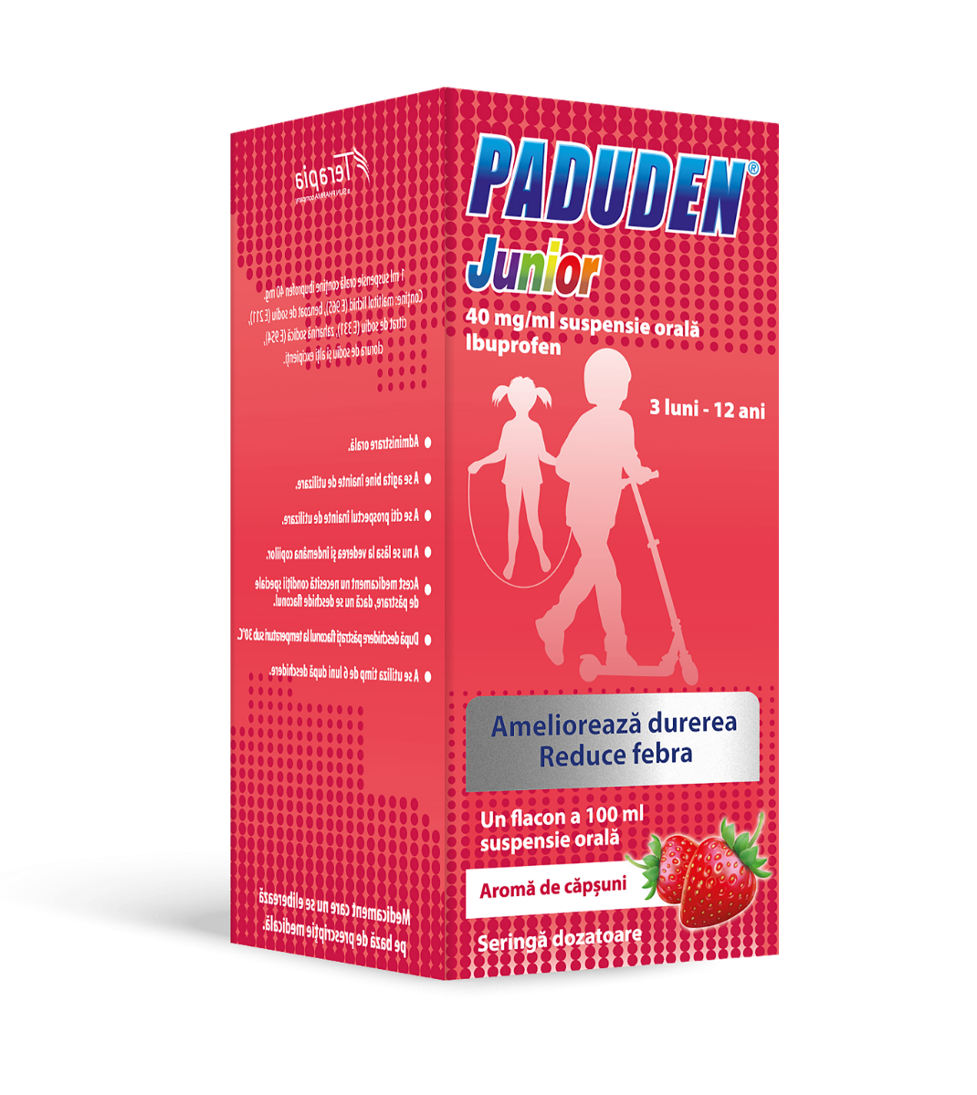 Paduden Junior suspensie orala 40mg/ml, 100ml, Terapia