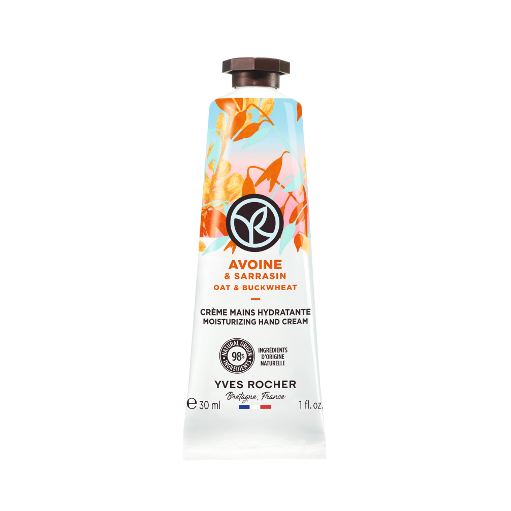 Crema pentru maini cu ovaz si hrisca, 30ml, Yves Rocher