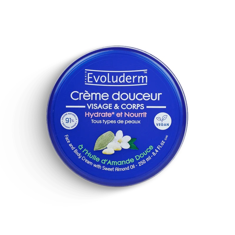 Crema de fata si corp Huile d'Amande, 250ml, Evoluderm