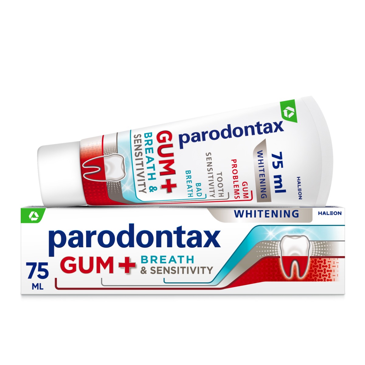 Pasta de dinti Gum + Breath Sensitivity and Whitening, 75ml, Parodontax